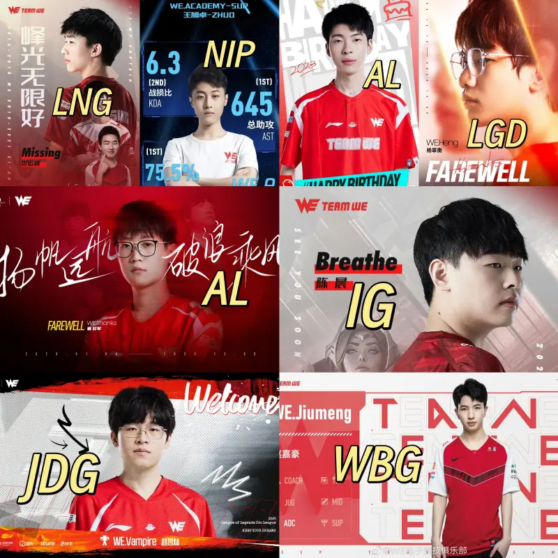 乐鱼平台-14支队伍超半数有WE旧将，WE可以算是LPL人才摇篮吗